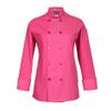 FAME Women's Long Sleeve Chef Coat - C100P - Raspberry/SM (WFA83194RASM) view 2