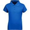 Premium Wear Girls Short Sleeve Polo Shirts - Royal Blue Large view 1