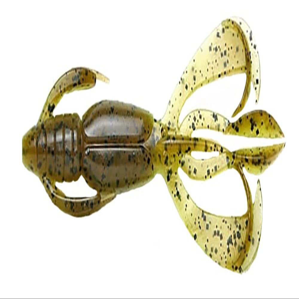 Keitech CF36401 Crazy Flapper Green Pumpkin Pp Chartreuse, 3.6"