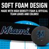 Franklin Sports Miami Marlins Foam Bat & Ball Set - 21" Soft Jumbo Team Baseball Bat and Ball Team Logo - MLB Official Licensed Product view 3