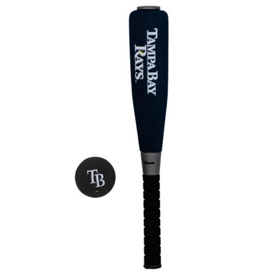 Franklin Sports Tampa Bay Rays Foam Bat & Ball Set - 21" Soft Jumbo Team Baseball Bat and Ball Team Logo - MLB Official Licensed Product