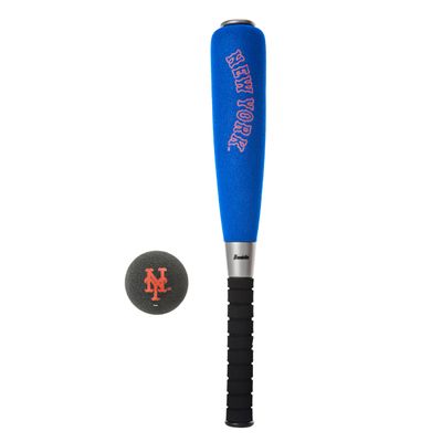 Franklin Sports New York Mets Foam Bat & Ball Set - 21" Soft Jumbo Team Baseball Bat and Ball Team Logo - MLB Official Licensed Product