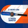 Franklin Sports New York Mets Foam Bat & Ball Set - 21" Soft Jumbo Team Baseball Bat and Ball Team Logo - MLB Official Licensed Product view 2