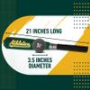 Franklin Sports Oakland Athletics Foam Bat & Ball Set - 21" Soft Jumbo Team Baseball Bat and Ball Team Logo - MLB Official Licensed Product view 2
