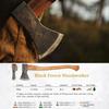 1844 Helko Werk Germany Traditional Black Forest Woodworker Axe - Made in Germany Hand Forged Bushcraft Axe and Forest Axe for Cutting Head 2.25 lbs, Handle 24 in. (Black Forest Wood Worker) #13562 view 2