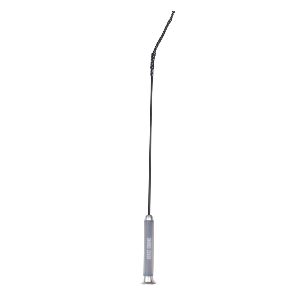 HORZE Ashton Dressage Whip with Comfortable Gel Handle | Horse, Pig Whip - Black - 40 in
