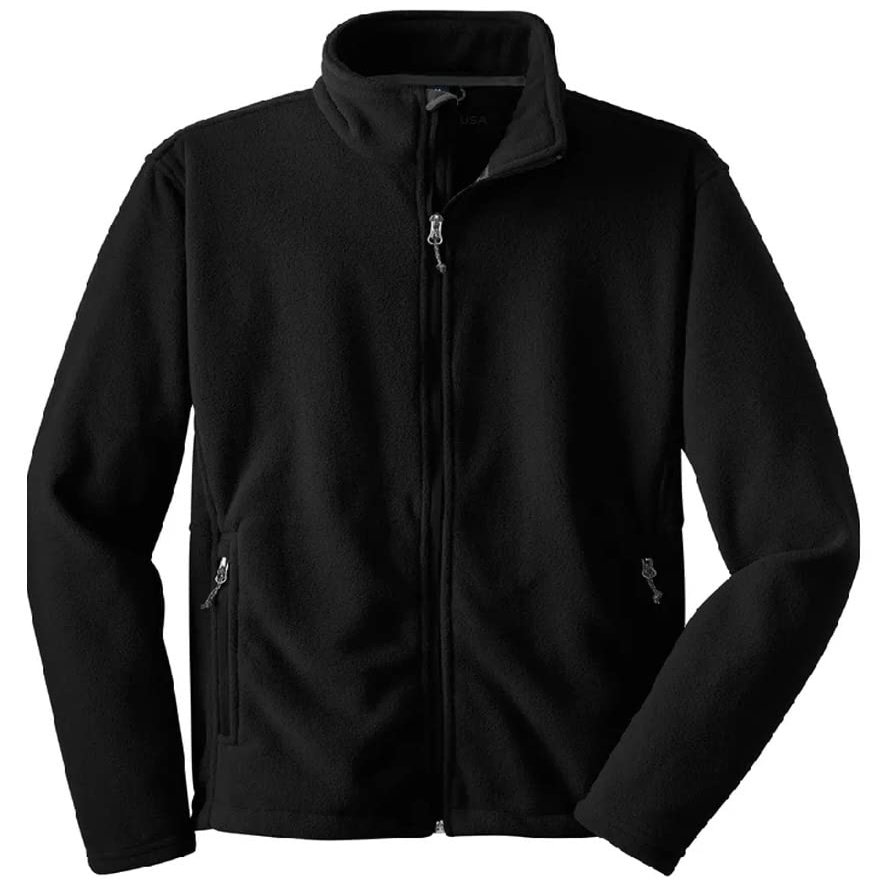 Joe's USA - Youth Soft and Cozy Fleece Jacket-XS-Black