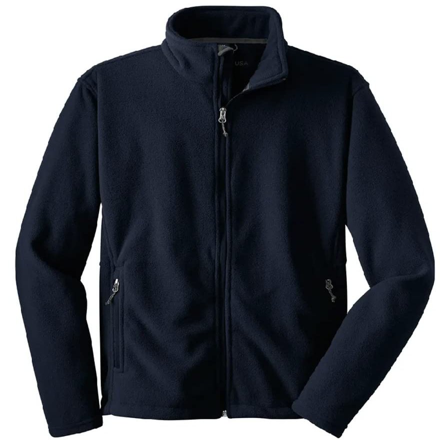 Joe's USA - Youth Soft and Cozy Fleece Jacket-XL-True Navy