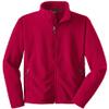 Joe's USA - Youth Soft and Cozy Fleece Jacket-L-True Red view 1