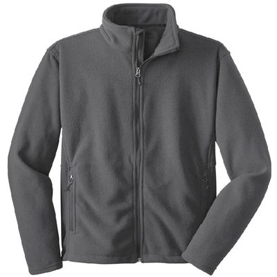 Joe's USA - Youth Soft and Cozy Fleece Jacket-XS-Iron Grey