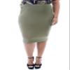 Beauty in The Skirt 3X Olive view 1