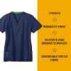 Carhartt Scrubs C12110 Women's Force Cross-Flex Modern Fit V-Neck Top - 3X-Large Regular - Navy view 3