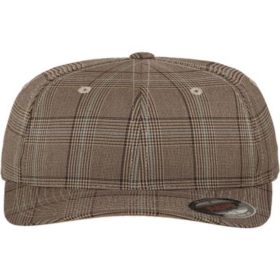 Flexfit Glen Check, BRN/Khaki, L/XL