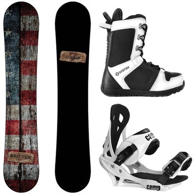 Camp Seven Drifter and Summit Men's Complete Snowboard Package New (159 cm, Boot Size 9)