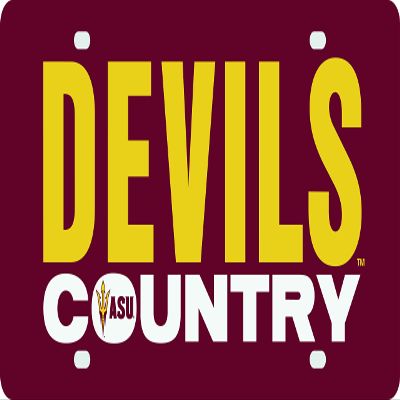 Arizona State Sun Devils Country 11797 SD Laser License Plate Tag University of