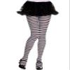 Music Legs Girls Stripes Tights Black/Orange view 1