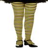 Music Legs Girls Stripes Tights Black/Yellow view 1