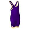 Brute Oklahoma State Wrestling Singlet -:Purple/ath Gold/White - YM view 1
