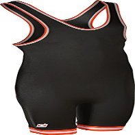 Brute Oklahoma State Wrestling Singlet -:Black/Orange/White - S