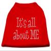 Mirage - It's All About Me Rhinestone Shirts Red Xl (16) "Product Category: Dog Shirts/Rhinestone Shirts - It's All About Me Rhinestone Shirts" view 1