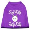 Softy Kitty, Tasty Kitty Design Print Dog Dog Shirt Purple XXXL (20) view 1