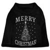 Shimmer Christmas Tree Dog Shirt Black Lg (14) view 1