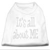 It's All About Me Rhinestone Dog Shirt White L (14) view 1