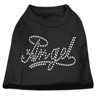 Mirage - Angel Rhinestud Shirt Black Xl (16) "Product Category: Dog Shirts/Rhinestone Shirts - Angel Rhinestud Shirt"