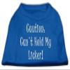 Can't Hold My Licker Design Print Dog Shirt Blue XS (8) view 1
