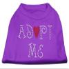 Mirage - Adopt Me Rhinestone Shirt Purple Xxxl(20) "Product Category: Dog Shirts/Rhinestone Shirts - Adopt Me Rhinestone Shirt" view 1
