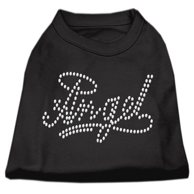 Pet Care Preferred Angel Rhinestud Shirt Black L (14)