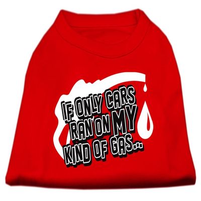 Mirage - My Kind Of Gas Screen Print Shirts Red L (14) "Product Category: Dog Shirts/Screen Print Shirts - My Kind Of Gas Screen Print Shirts"