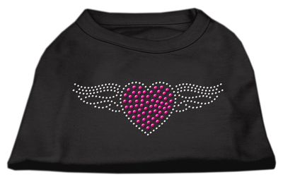 Aviator Rhinestone Dog Shirt Black XXL (18)