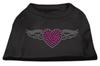 Aviator Rhinestone Dog Shirt Black XXL (18) view 1