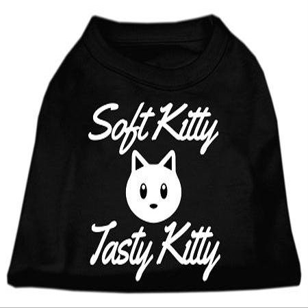 Softy Kitty, Tasty Kitty Design Print Dog Dog Shirt Black XXXL (20)