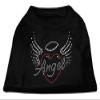 Mirage Pet Products Angel Heart Rhinestone Dog Shirt Black XS (8) view 1
