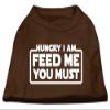 Mirage - Hungry I Am Screen Print Shirt Brown Xl (16) "Product Category: New Pet Products/Hungry I Am Screen Print Shirt" view 1