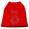 Mirage Pet Products Bunny Rhinestone Dog Shirt Red XL (16) view 1