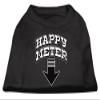 Happy Meter Design Print Doged Dog Shirt Black XL (16) view 1