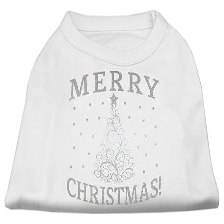 Shimmer Christmas Tree Dog Shirt White XXL (18)