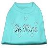 Be Mine Rhinestone Dog Shirt Aqua L (14) view 1