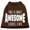 Mirage Pet Products This is What Awesome Looks Like Dog Shirt Brown XL (16) view 1