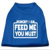 Mirage - Hungry I Am Screen Print Shirt Blue Lg (14) "Product Category: New Pet Products/Hungry I Am Screen Print Shirt" view 1