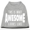 This is What Awesome Looks Like Dog Shirt Grey XXL (18) view 1