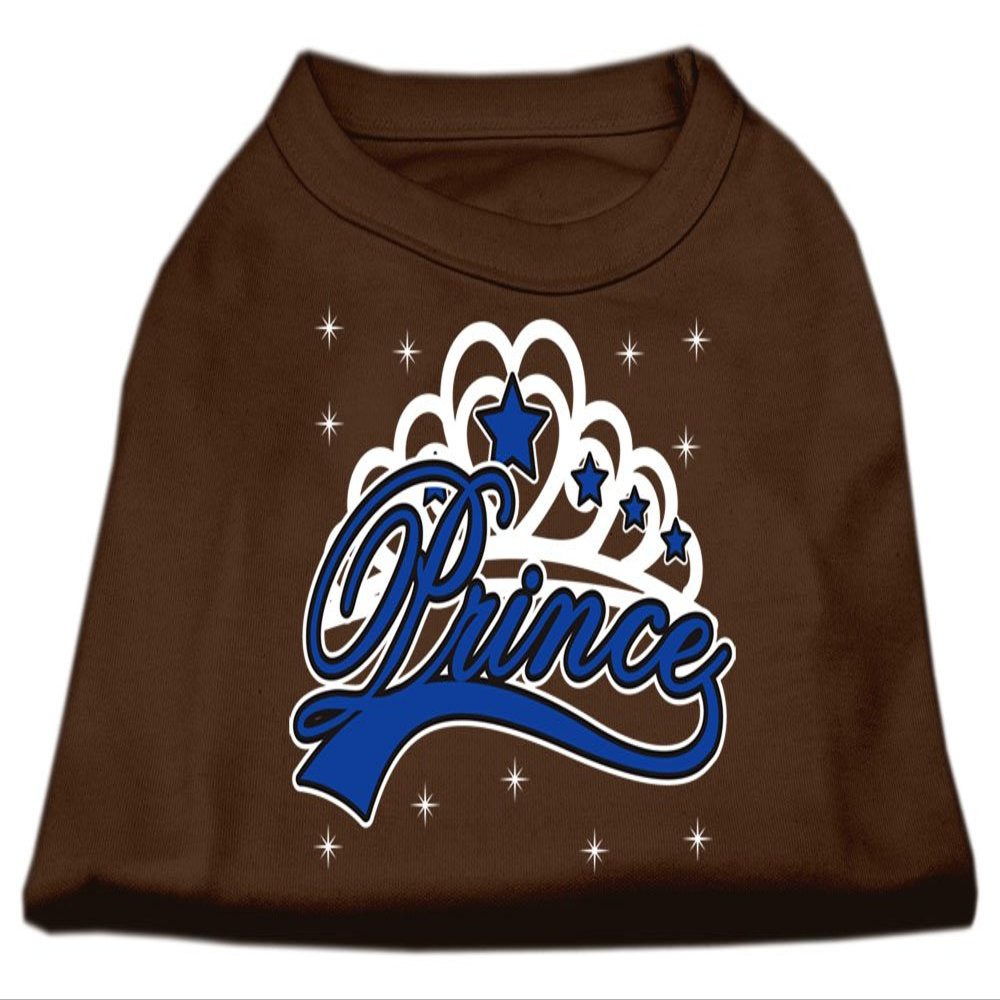 I'm a Prince Design Print Dog Shirt Brown XL (16)