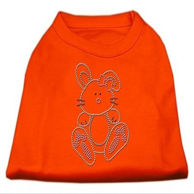Mirage Pet Products Bunny Rhinestone Dog Shirt Orange XS (8)