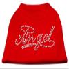 Angel Rhinestud Rhinestone Dog Shirt Red M (12) view 1