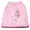 Multi-Colored Flower Rhinestone Dog Shirt Light Pink M (12) view 1
