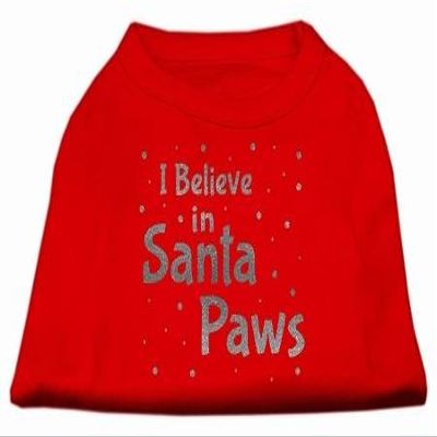 Screenprint Santa Paws Dog Shirt Red XXXL (20)