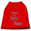 Screenprint Santa Paws Dog Shirt Red XXXL (20) view 1